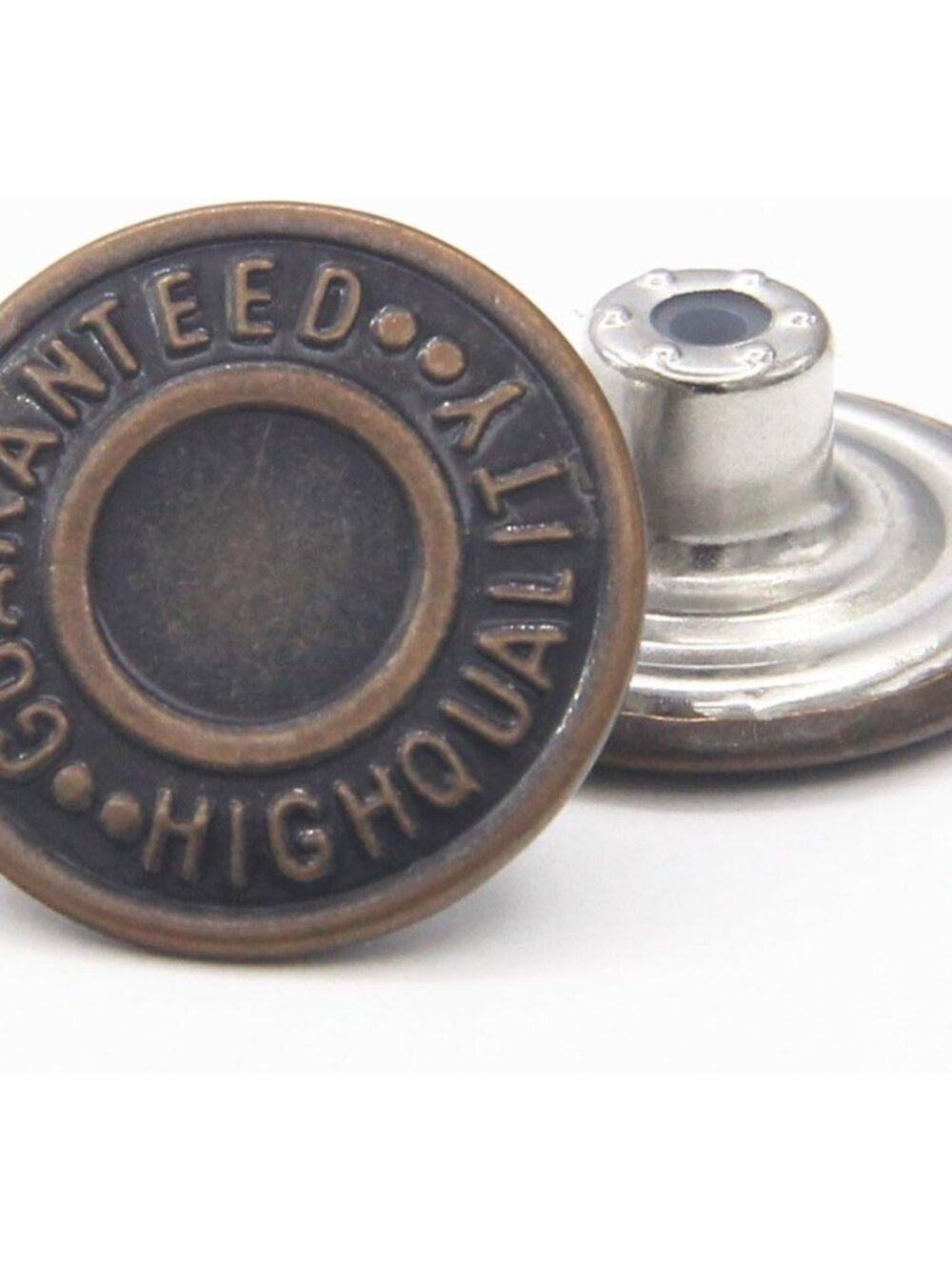20mm Replacement Jean Buttons 12 Sets Combo Copper Tack Buttons